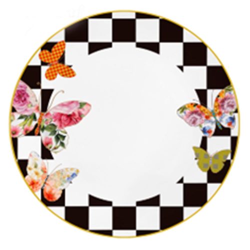 Plato de porcelana diseño - Galerías el Triunfo - 095062426058