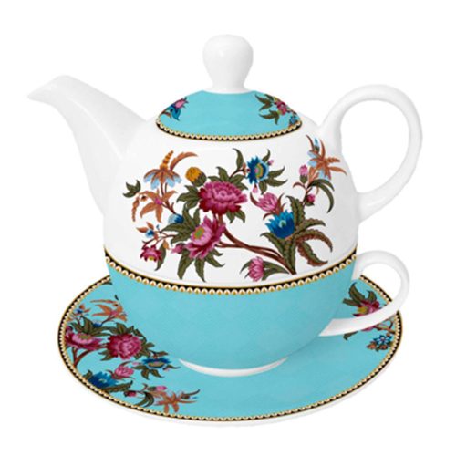 Tetera de porcelana/ taza - Galerías el Triunfo - 095062426079
