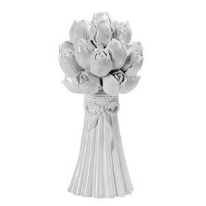 Ramo de tulipanes blancos - Galerías el Triunfo - 100072375017
