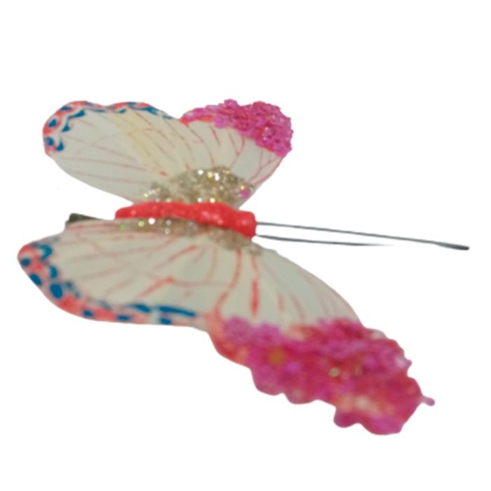 Mariposa roja con pinza - Image 3
