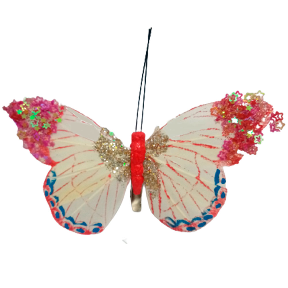 Mariposa roja con pinza - Galerías el Triunfo - 100307378253