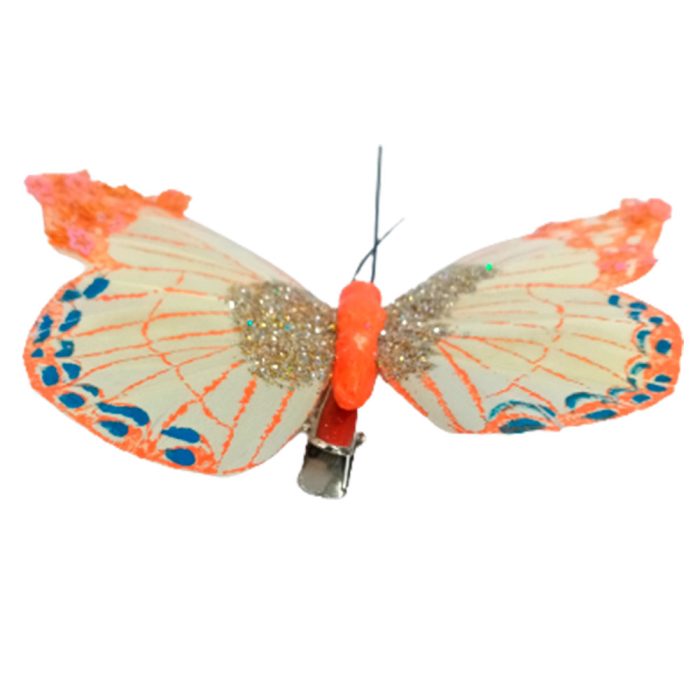 Mariposa naranja con pinza - Image 2