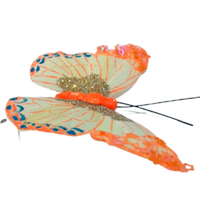 Mariposa naranja con pinza - Image 3