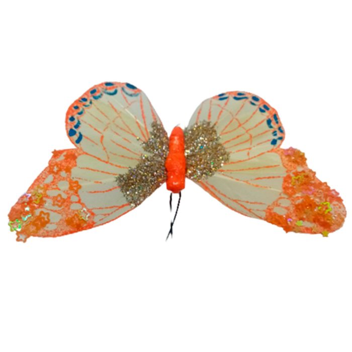 Mariposa naranja con pinza - Image 4