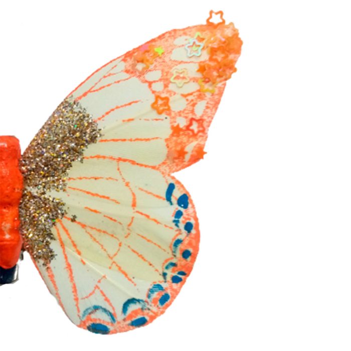 Mariposa naranja con pinza - Image 5