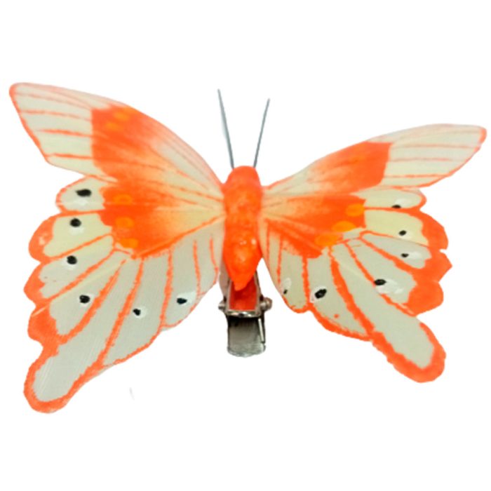 Mariposa naranja con pinza - Image 2