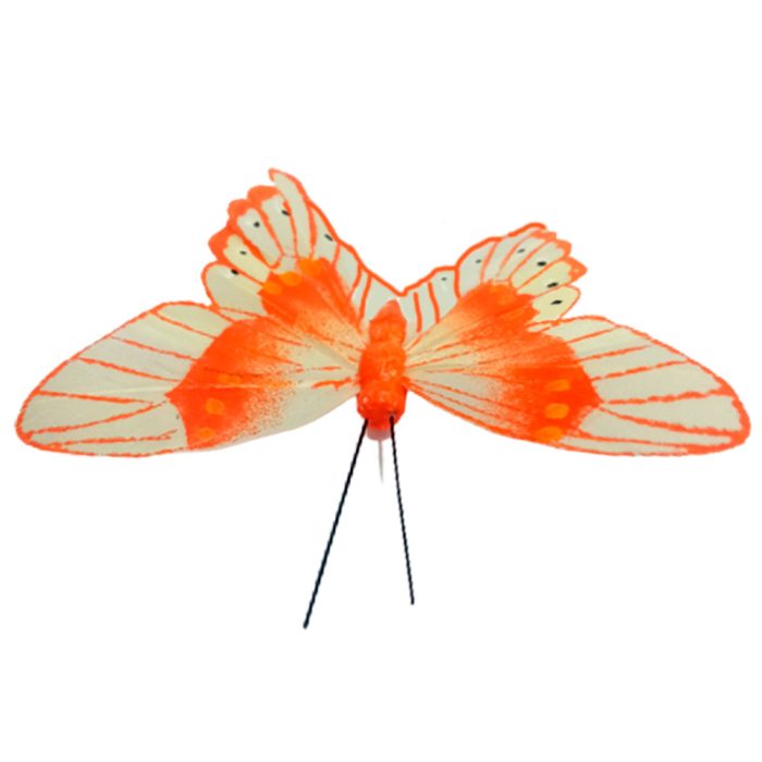 Mariposa naranja con pinza - Image 4