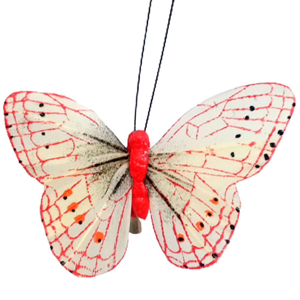 Mariposa roja con pinza - Galerías el Triunfo - 100307378261