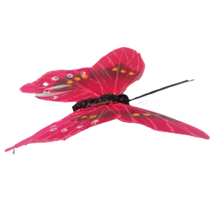 Mariposa roja con pinza - Image 3