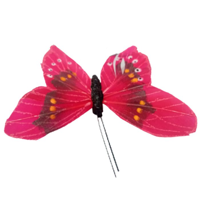 Mariposa roja con pinza - Image 4
