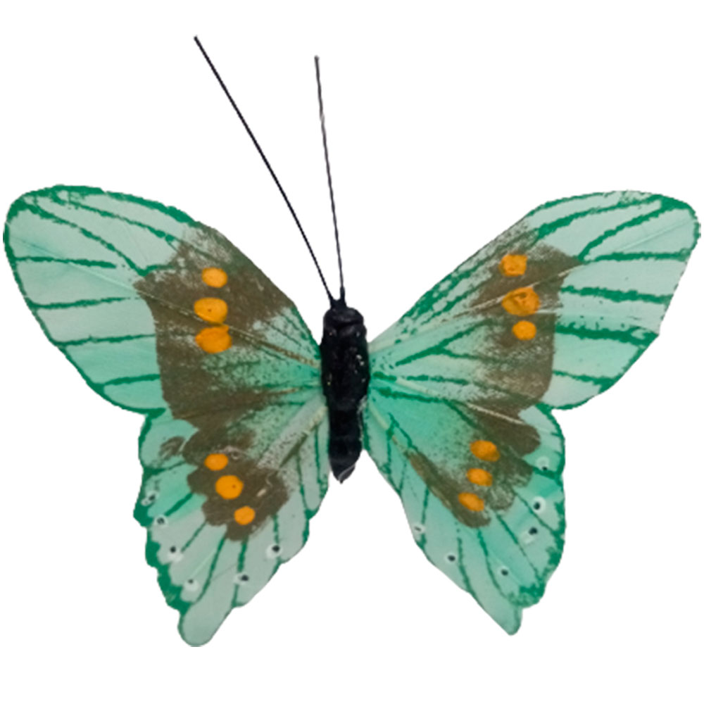 Mariposa verde con pinza - Galerías el Triunfo - 100307378272