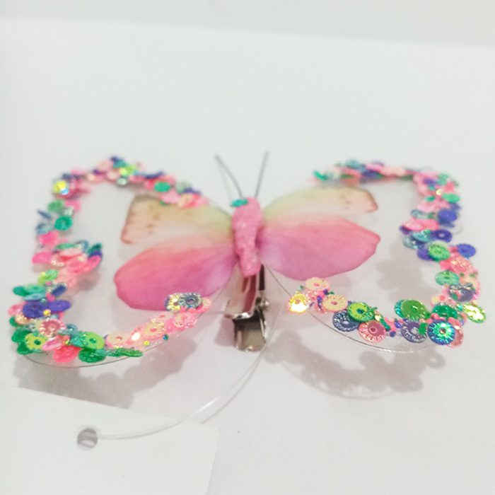 Mariposa rosa transparente - Image 2