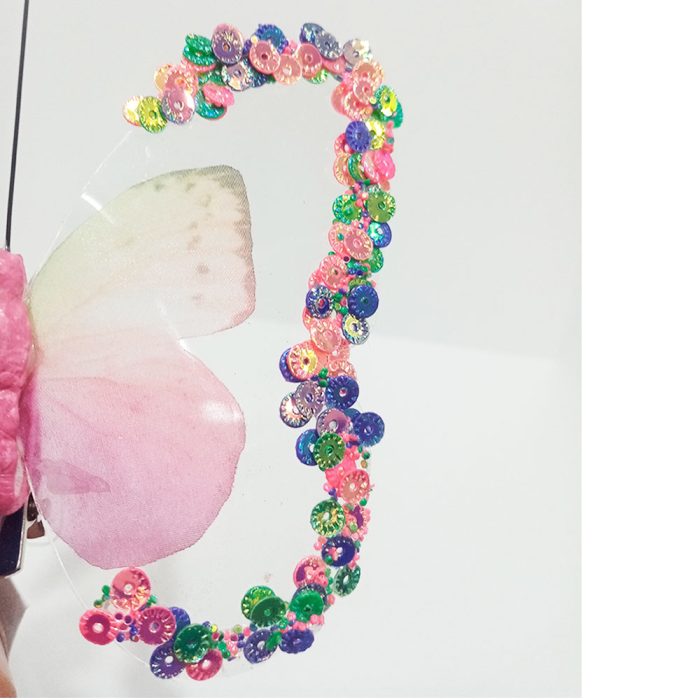 Mariposa rosa transparente - Image 5