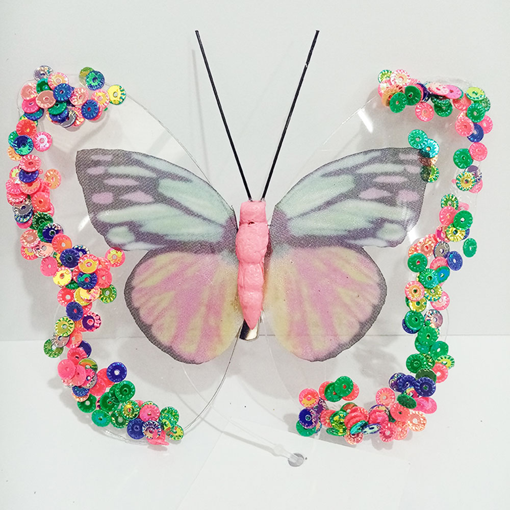 Mariposa purpura transparente - Galerías el Triunfo - 100307378276