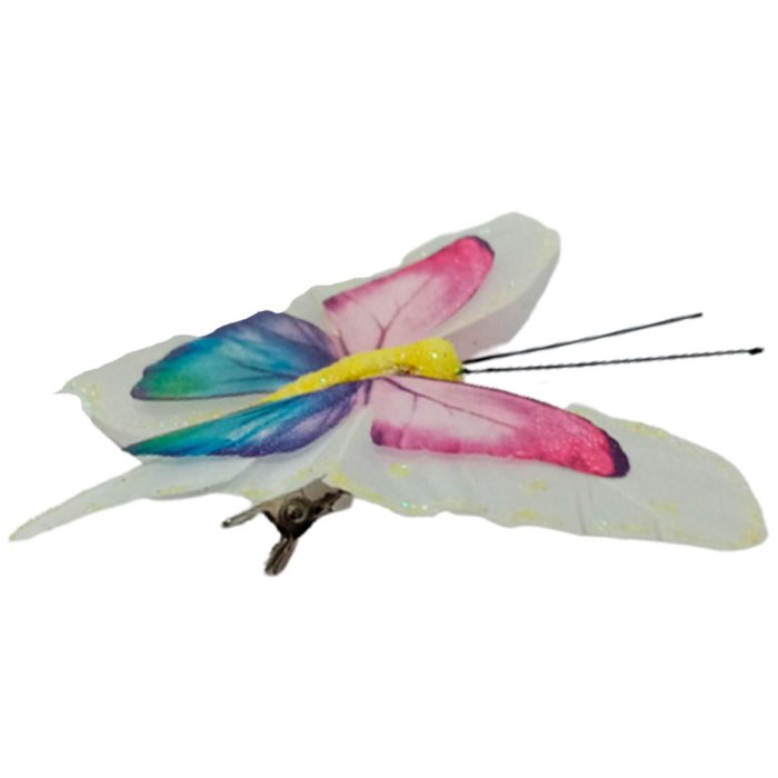 Mariposa lila con blanco - Image 3