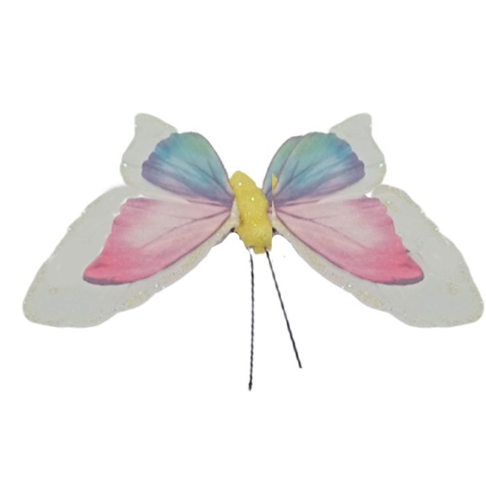 Mariposa lila con blanco - Image 4
