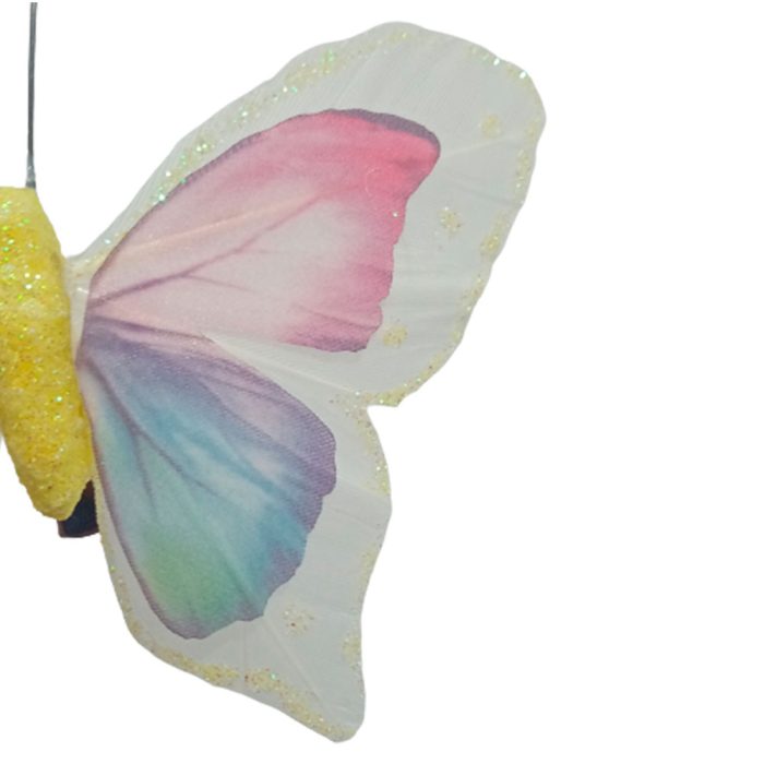 Mariposa lila con blanco - Image 5