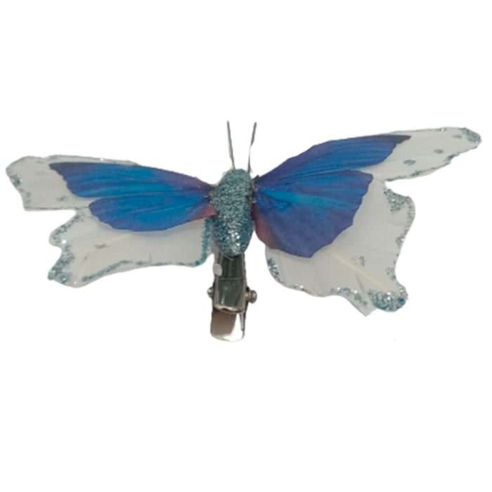 Mariposa azul con blanco - Image 2