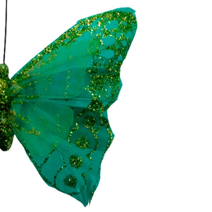 Mariposa verde con pinza - Image 5