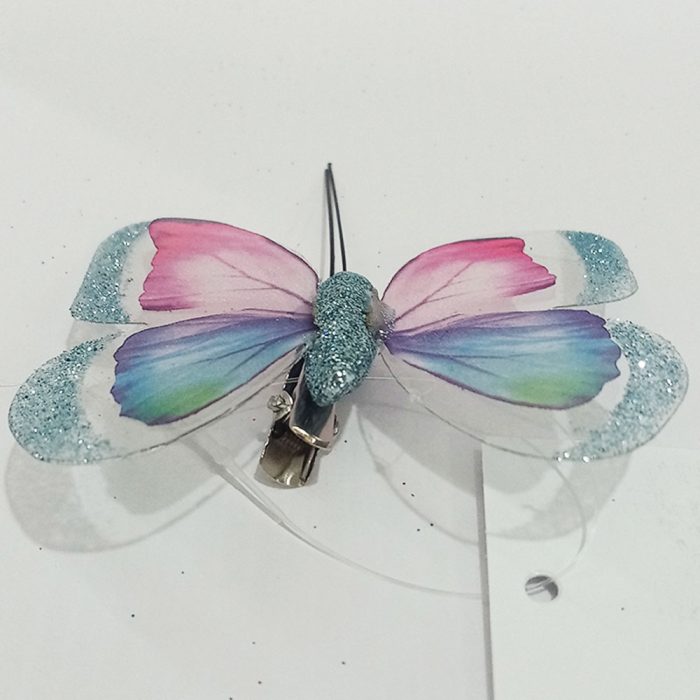 Mariposa azul con pinza - Image 2