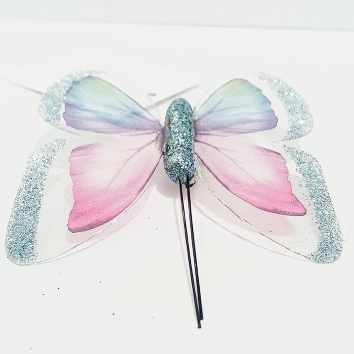 Mariposa azul con pinza - Image 4