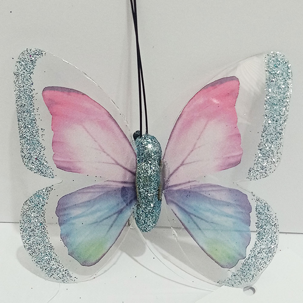 Mariposa azul con pinza - Galerías el Triunfo - 100307378291