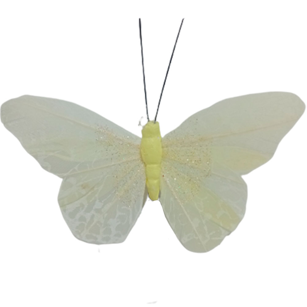 Mariposa amarilla con pinza - Galerías el Triunfo - 100307378304