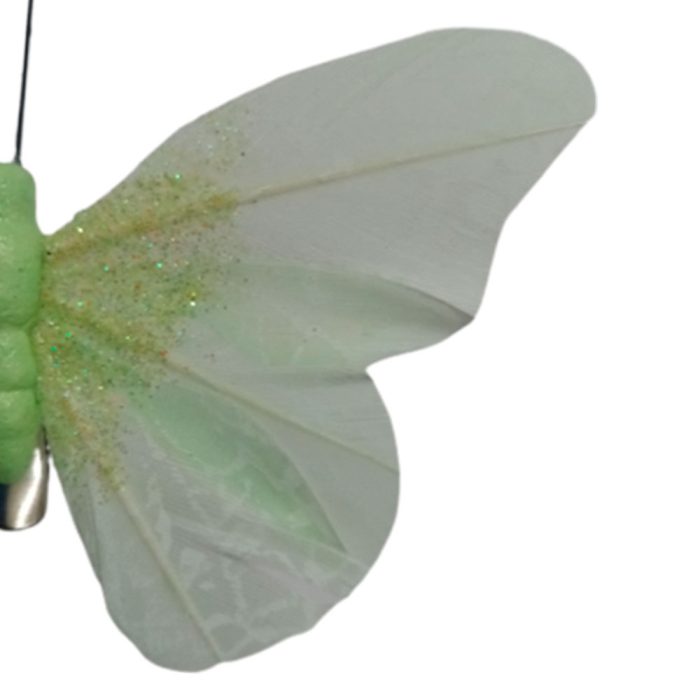 Mariposa verde con pinza - Image 5