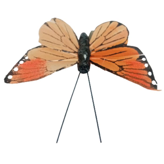 Mariposa café con pinza - Image 4