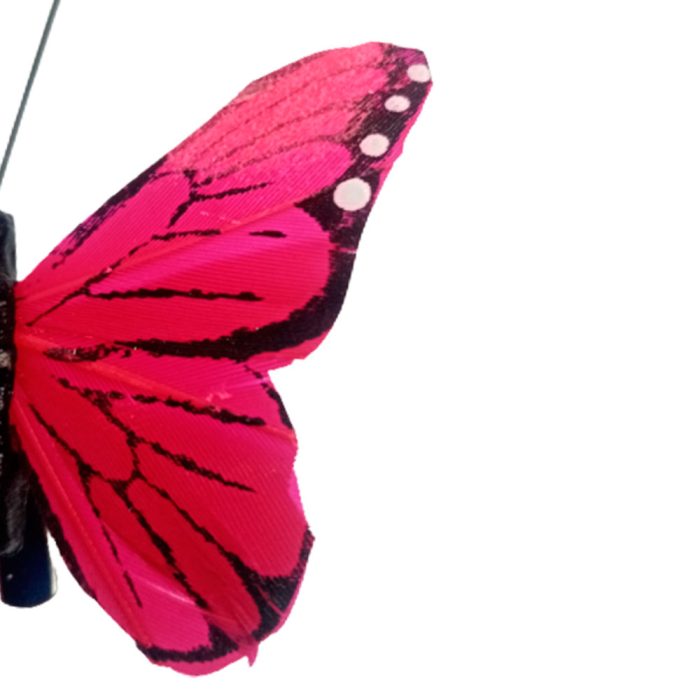 Mariposa roja con pinza - Image 5