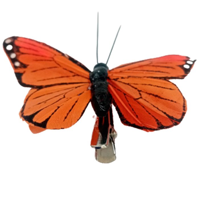Mariposa naranja con pinza - Image 2