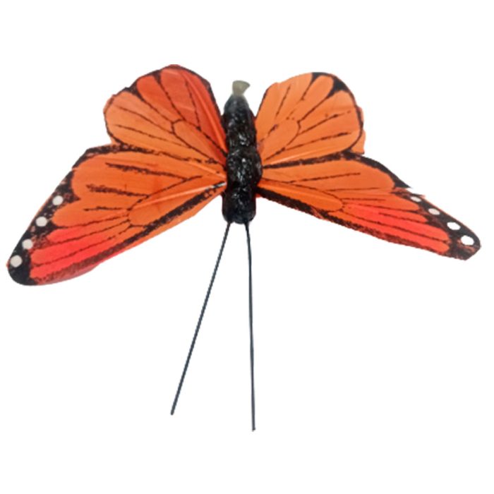 Mariposa naranja con pinza - Image 4