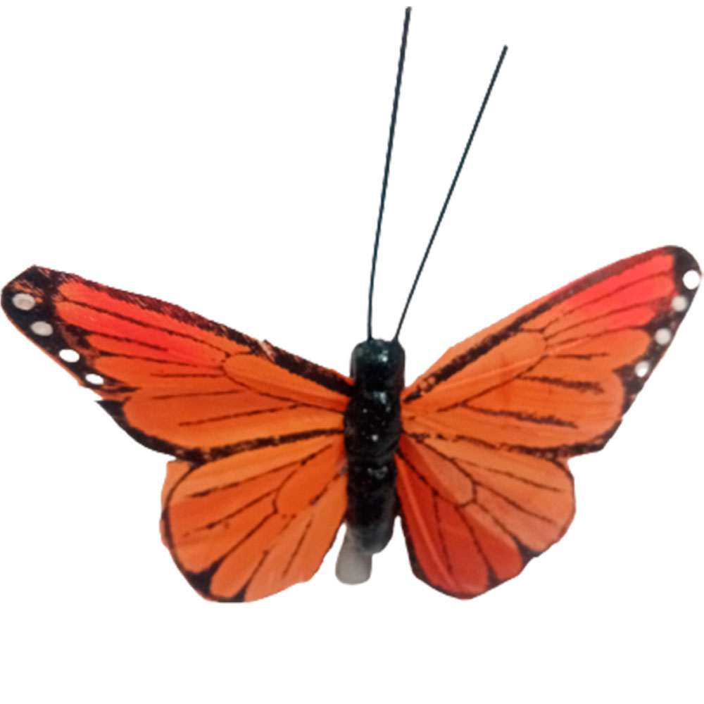 Mariposa naranja con pinza - Galerías el Triunfo - 100307378309