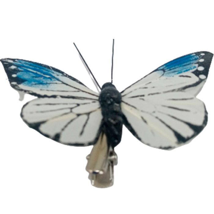 Mariposa azul con pinza - Image 2