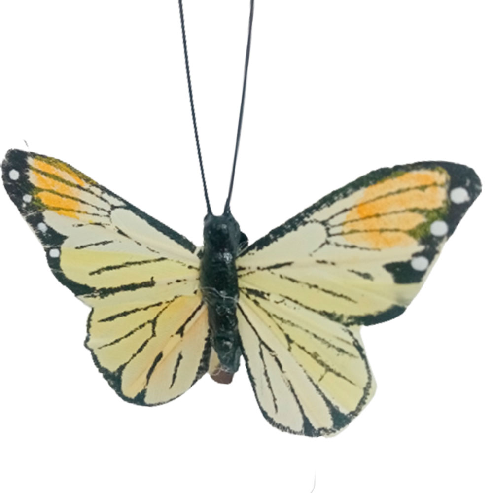 Mariposa amarilla con pinza - Galerías el Triunfo - 100307378312