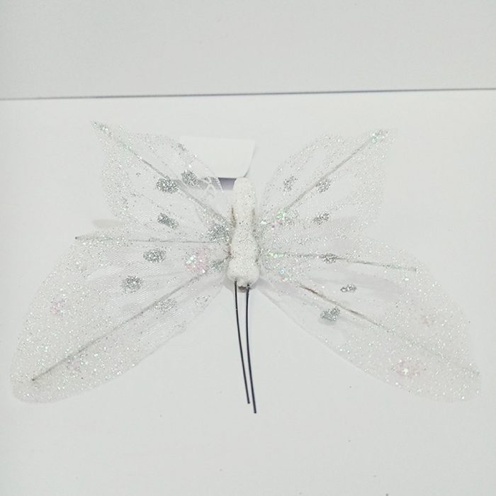 Mariposa blanca con pinza - Image 4