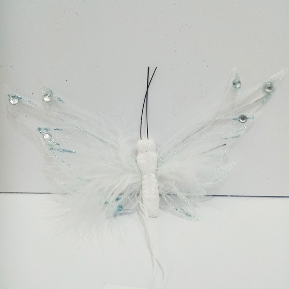 Mariposa blanca y azul - Galerías el Triunfo - 100307378316