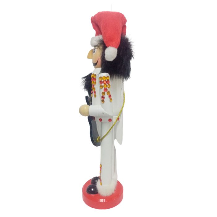 Juego de 3 cascanueces de madera con diferentes trajes e instrumentos de 38cm - Image 2