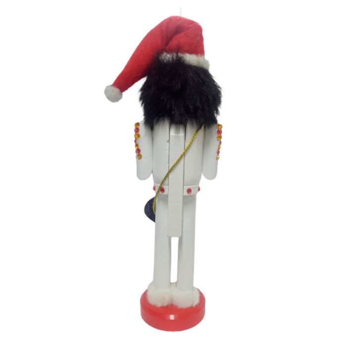 Juego de 3 cascanueces de madera con diferentes trajes e instrumentos de 38cm - Image 4