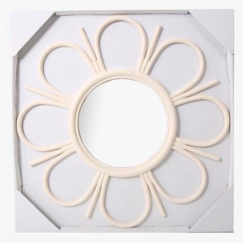 Espejo blanco diseño flor - Galerías el Triunfo - 103072596060