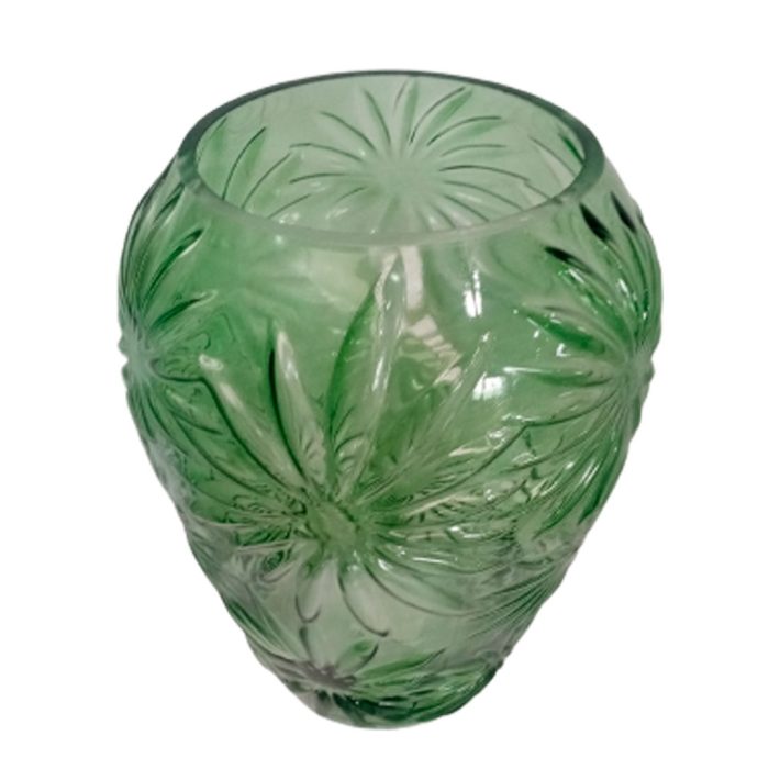 Florero de vidrio verde - Image 2