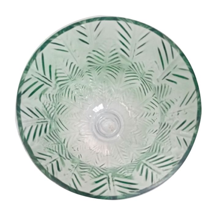 Florero de vidrio verde - Image 2