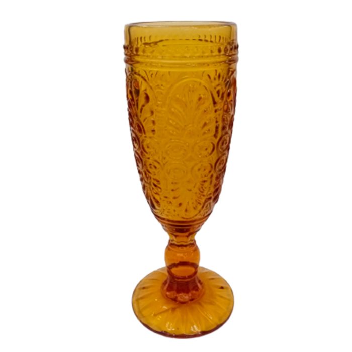Copa de cristal ámbar - Galerías el Triunfo - 120072447051