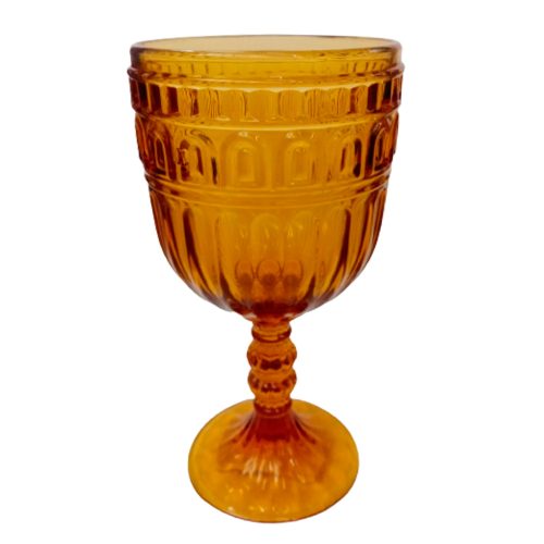 Copa de cristal ámbar - Galerías el Triunfo - 120072447063