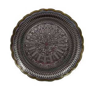 Plato de cristal gris - Galerías el Triunfo - 120072447070