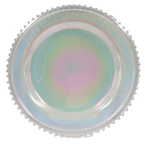 Plato de cristal iridiscente - Galerías el Triunfo - 120072447079
