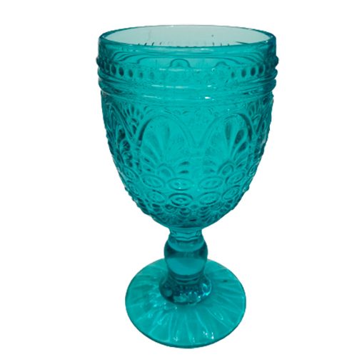 Copa de cristal azul - Galerías el Triunfo - 120072447088