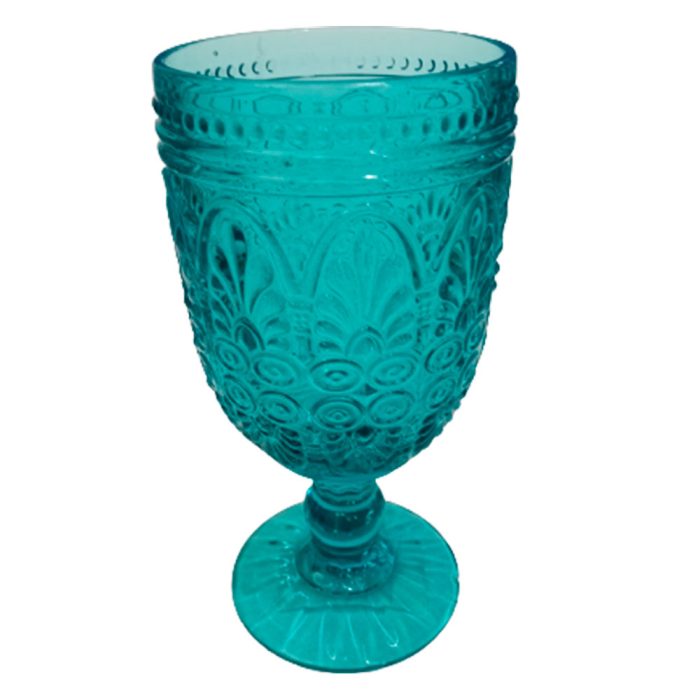 Copa de cristal azul - Galerías el Triunfo - 120072447094