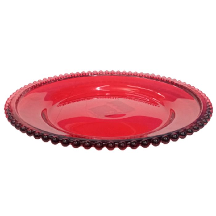 Plato de cristal transparente - Image 2