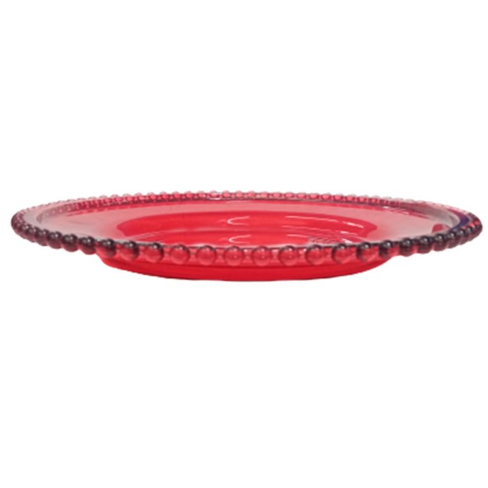 Plato de cristal transparente - Image 3